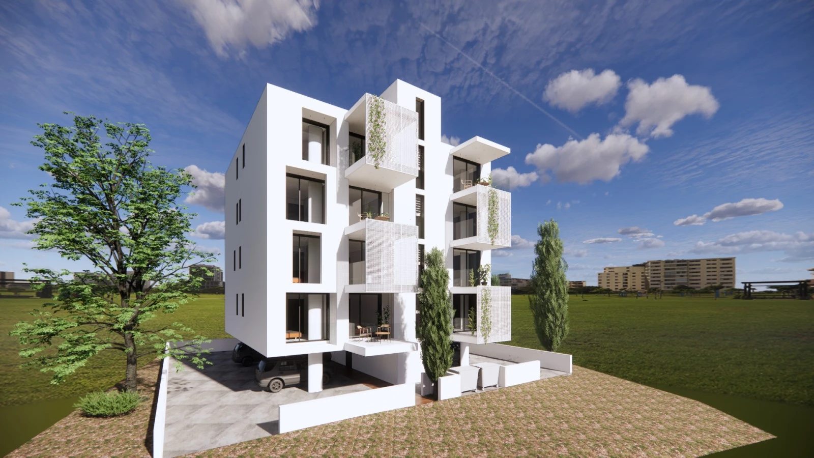 Продажа квартиры 86 m², 2 эт./4 этажа. Paphos Town Paphos, Пафос. 