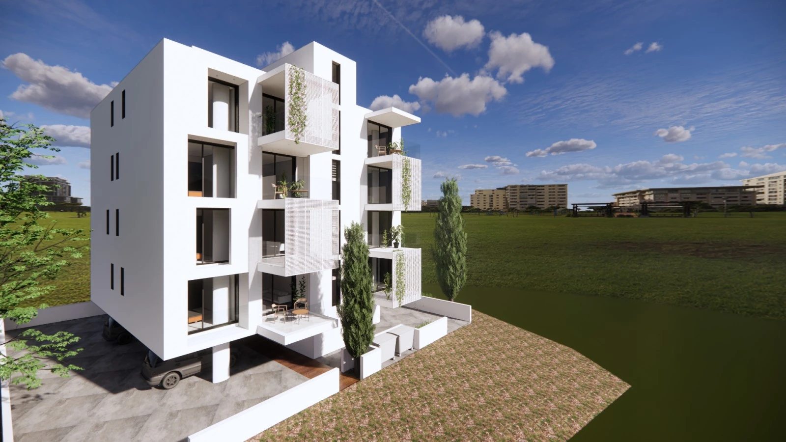 Продажа квартиры 86 m², 2 эт./4 этажа. Paphos Town Paphos, Пафос. 